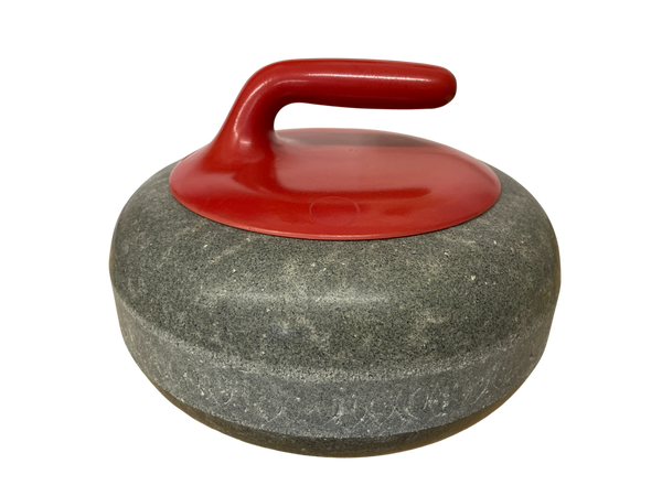 Retired Curling Rock for Decorative Use