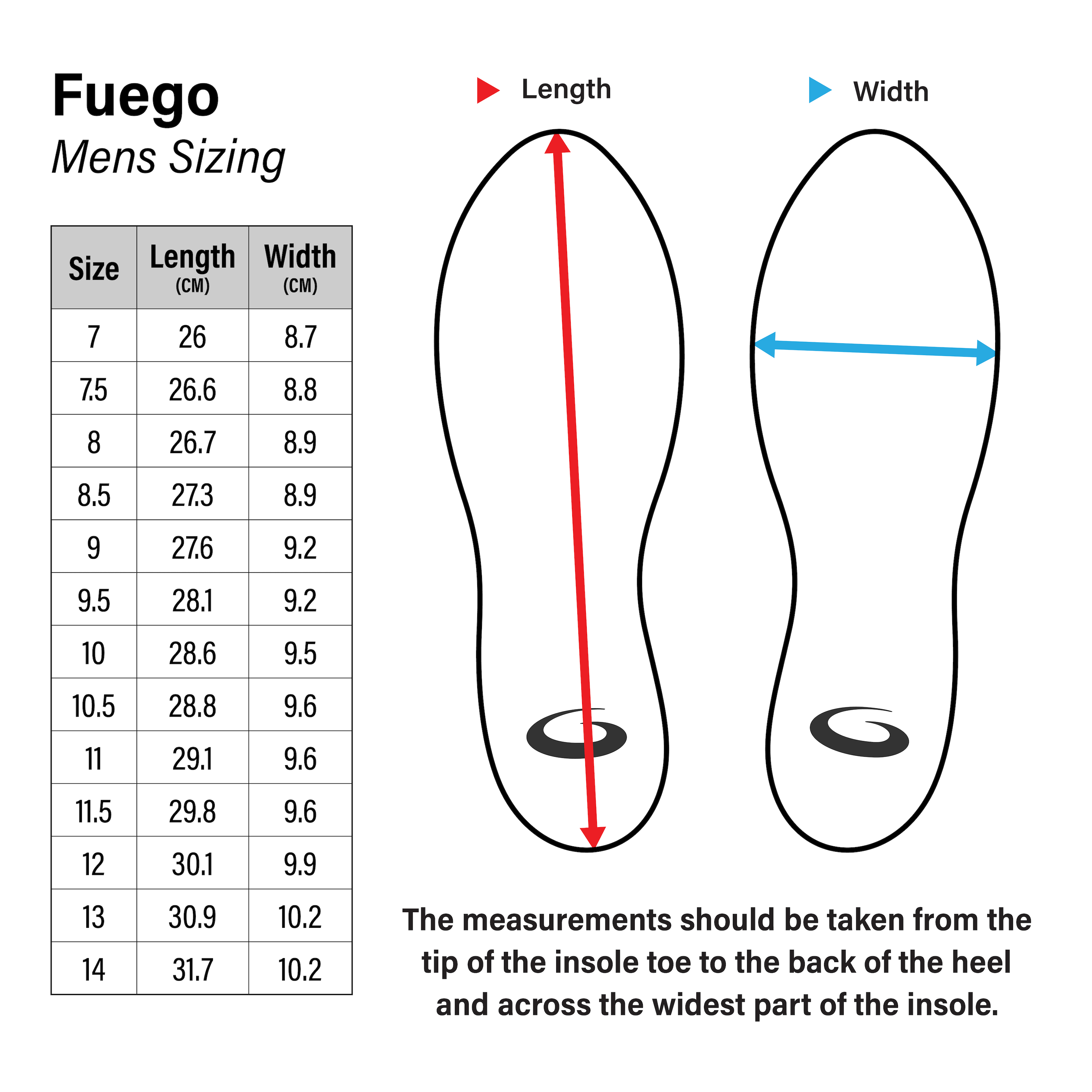 Men's Right Handed G50 Fuego Curling Shoes (Speed 11)