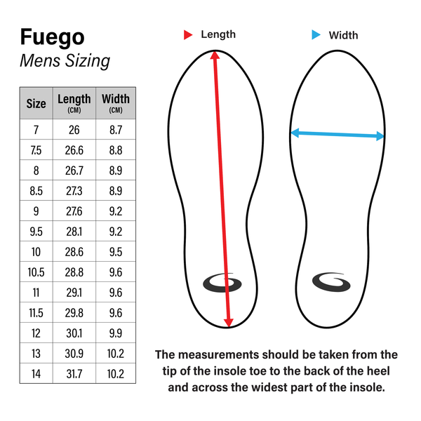 Men's Right Handed G50 Fuego Curling Shoes (Speed 11)