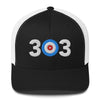 Area Code 303 - Denver, Colorado Curling Club Trucker Cap
