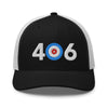 Area Code 406 - Montana Curling Club Trucker Cap