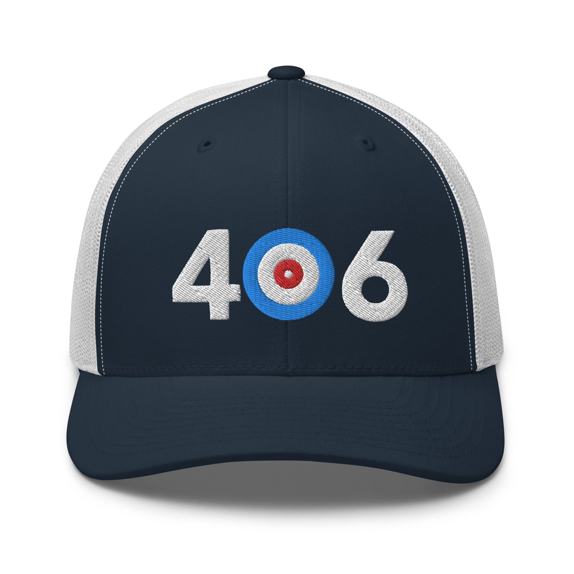 Area Code 406 - Montana Curling Club Trucker Cap