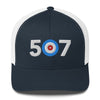 AREA CODE 507 - MINNESOTA CURLING CLUB TRUCKER CAP