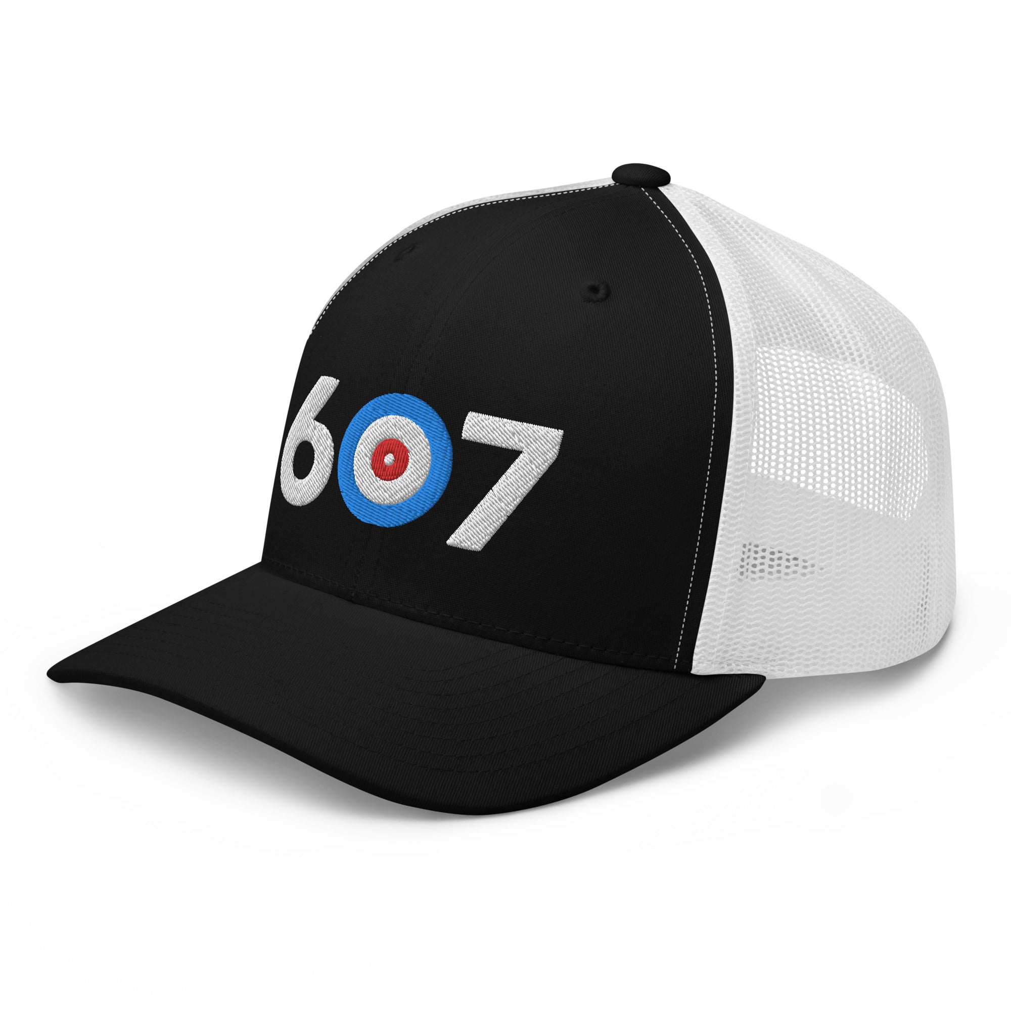 Area Code 607 - Ithaca New York Curling Club Trucker Cap
