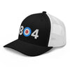 Area Code 804 - Virginia Curling Club Trucker Cap