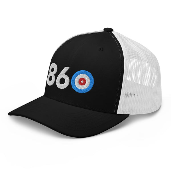 Area Code 860 - Connecticut Curling Club Trucker Cap