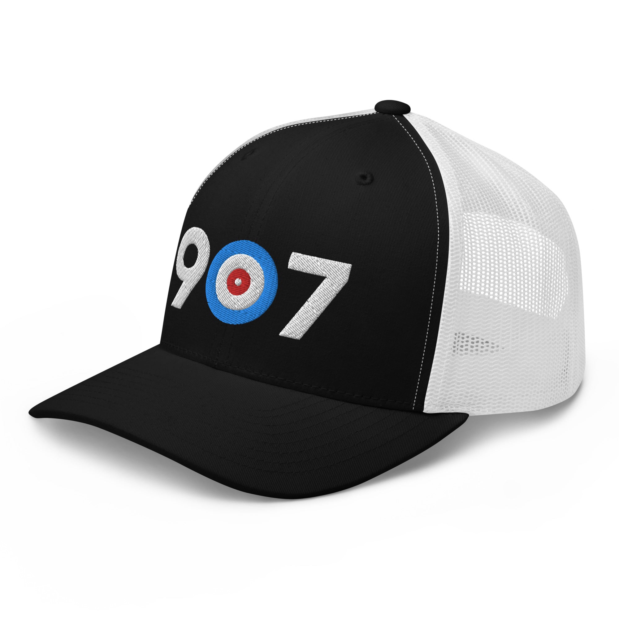 Area Code 907 - Alaska Curling Club Trucker Cap