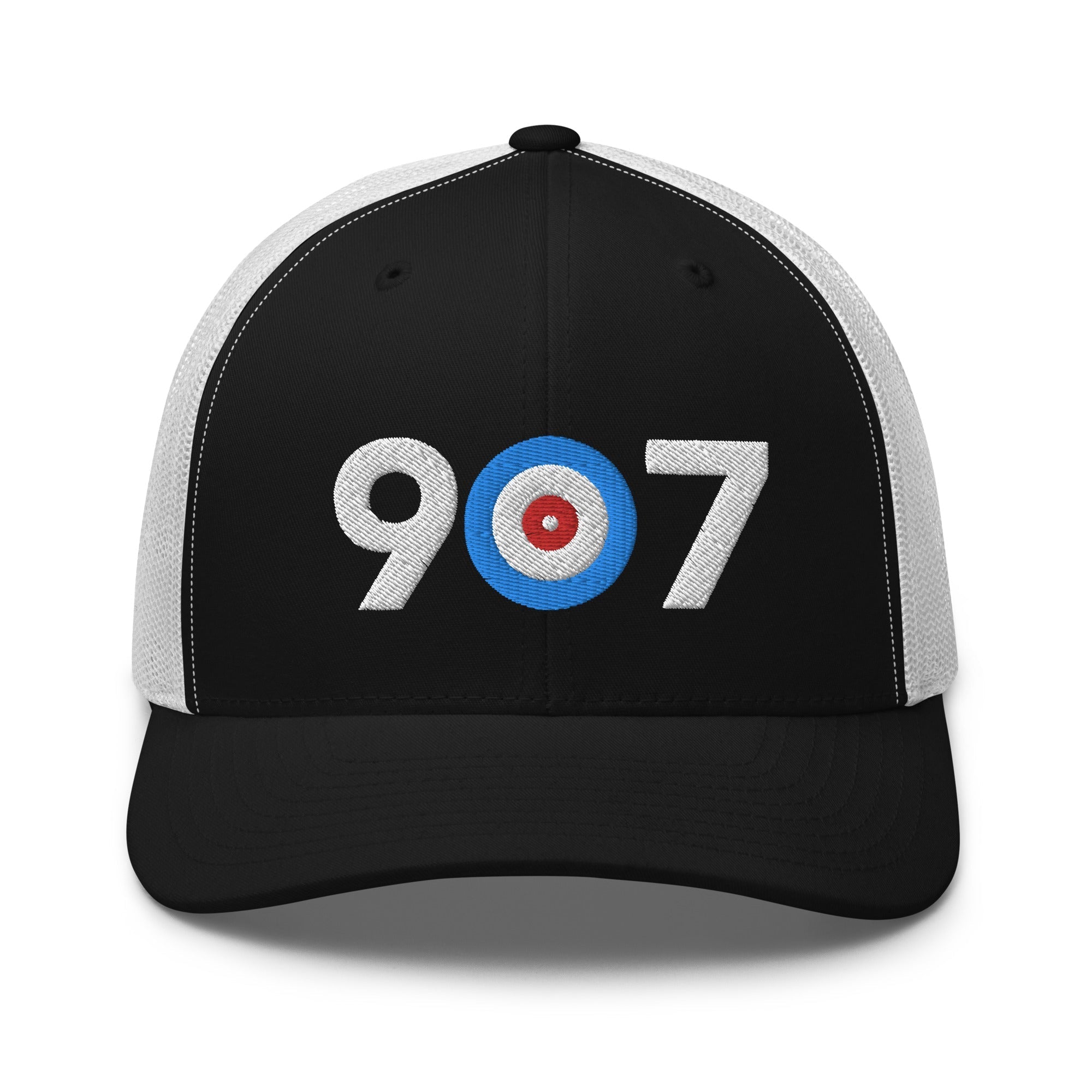 Area Code 907 - Alaska Curling Club Trucker Cap