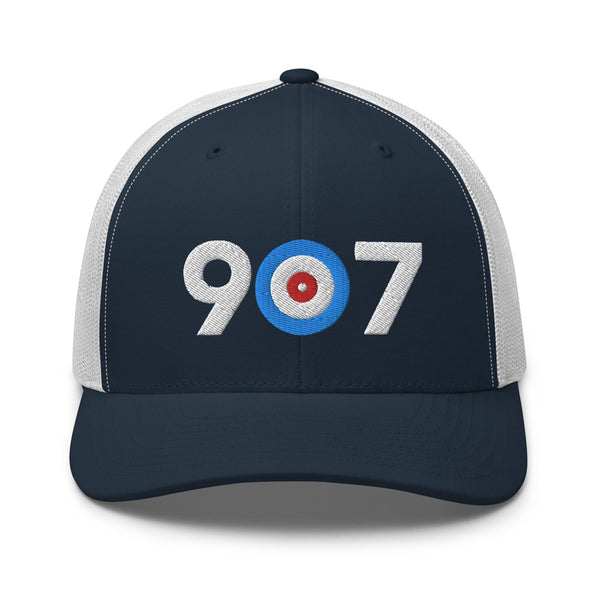 Area Code 907 - Alaska Curling Club Trucker Cap