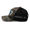 Belfast Curling Area Code 207 - Camouflage trucker hat