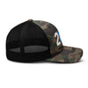 Belfast Curling Area Code 207 - Camouflage trucker hat