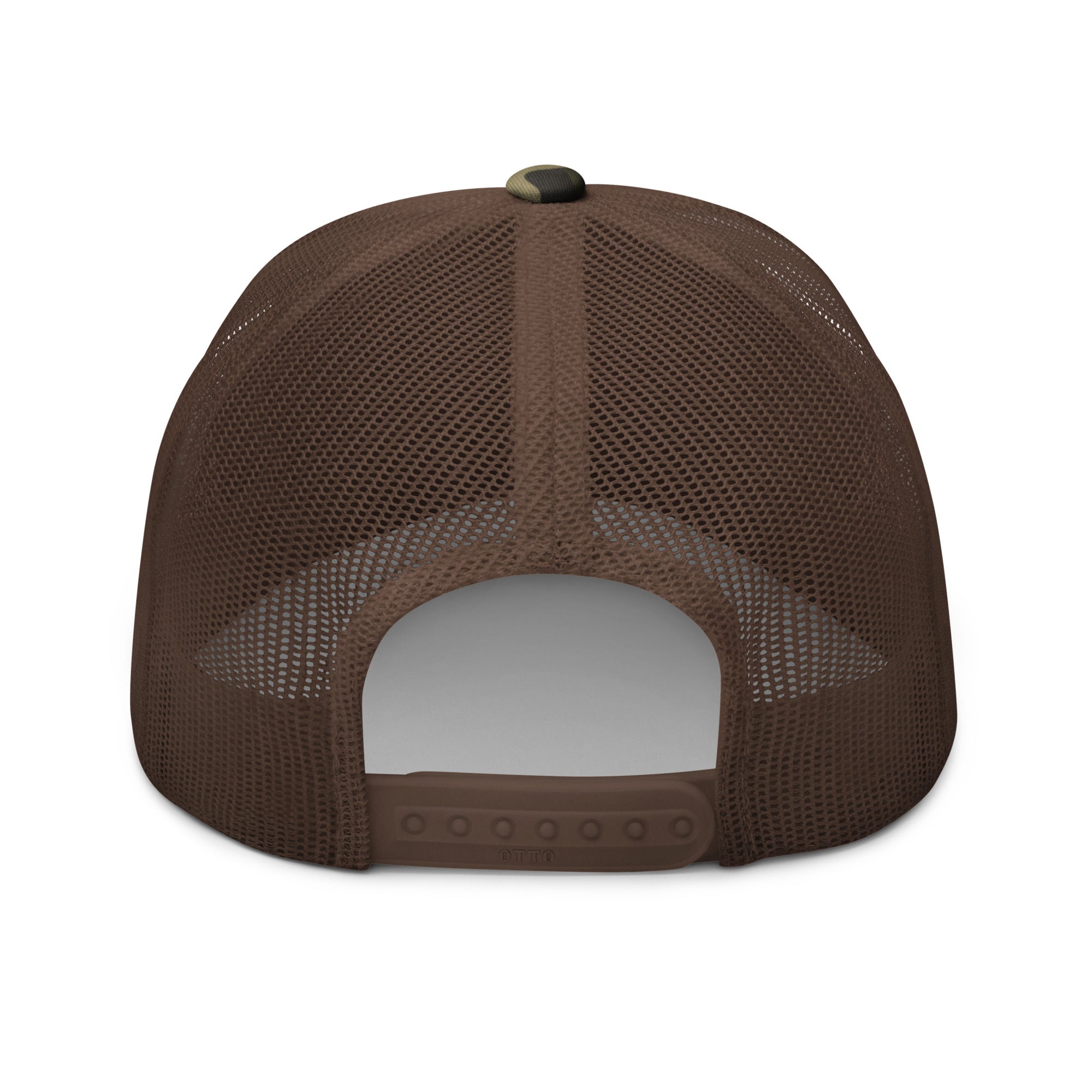 Belfast Curling Area Code 207 - Camouflage trucker hat