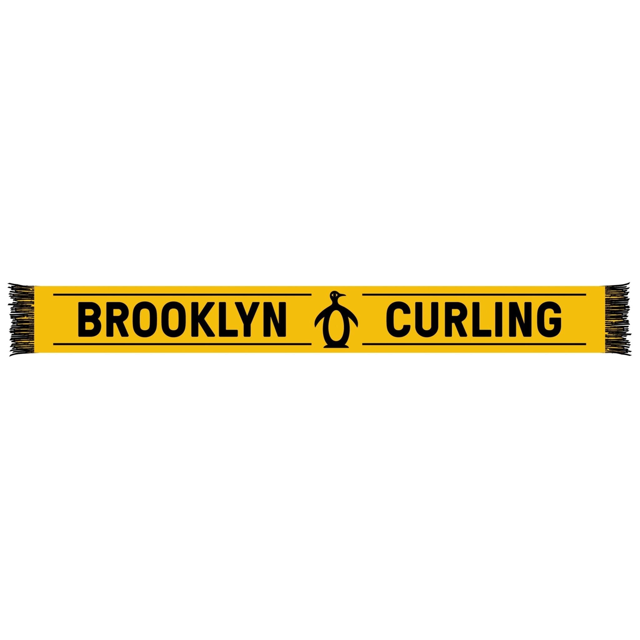 Brooklyn Curling scarf - Emperor gold