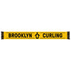 Brooklyn Curling scarf - Emperor gold