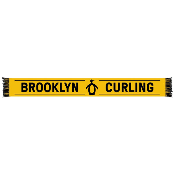 Brooklyn Curling scarf - Emperor gold