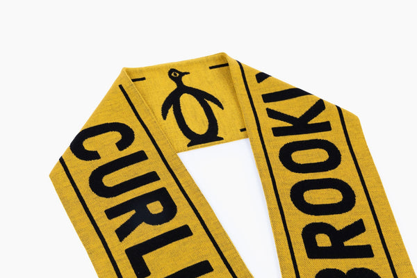 Brooklyn Curling scarf - Emperor gold