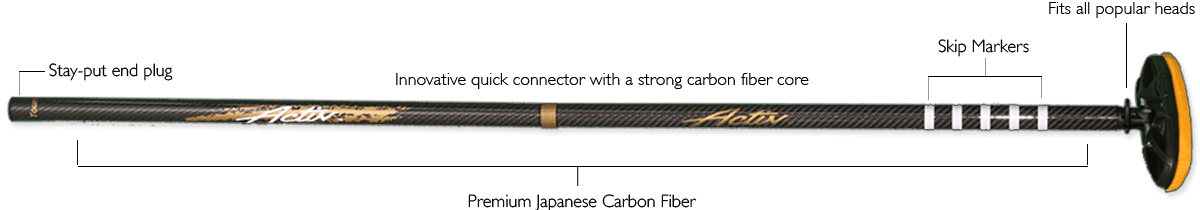 Activ Touring™ Portable Curling Broom Handle