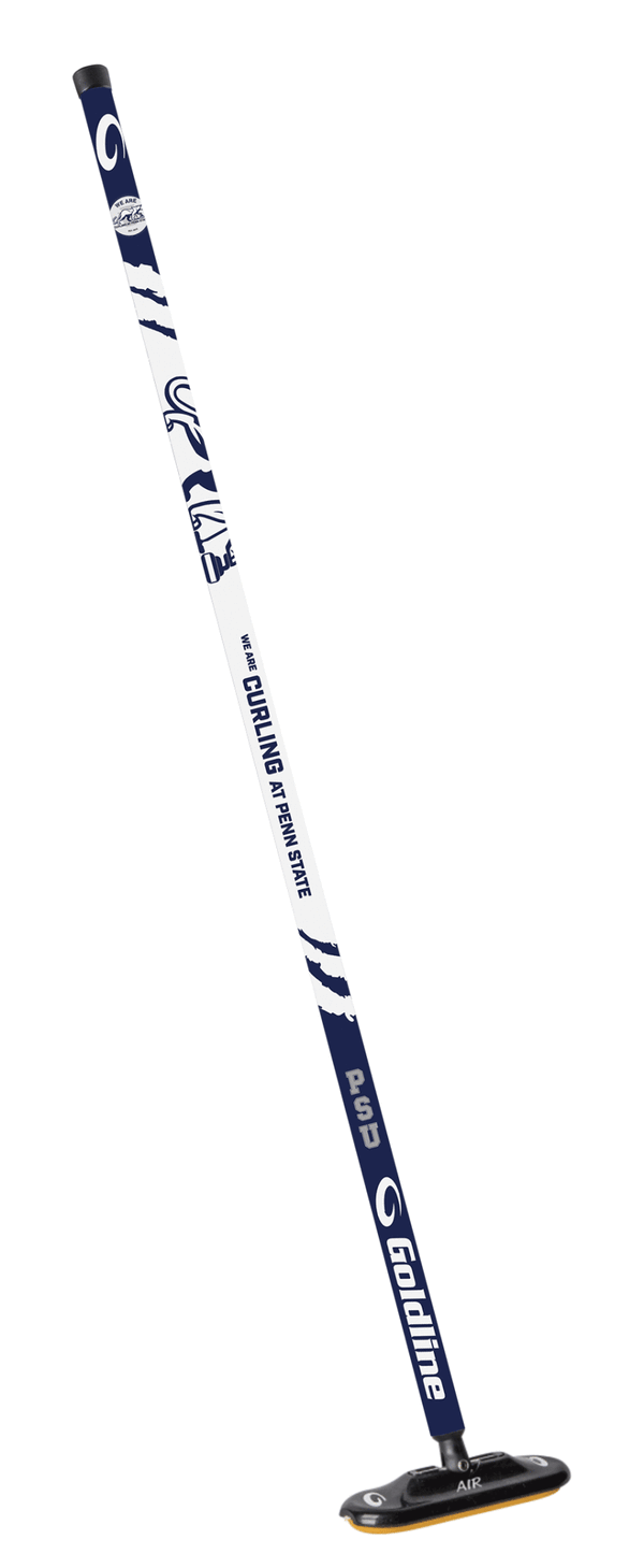 Curling at Penn State Broom (Special Edition Goldline Fiberlite Air)