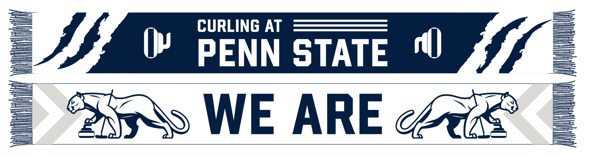 Curling at Penn State Scarf