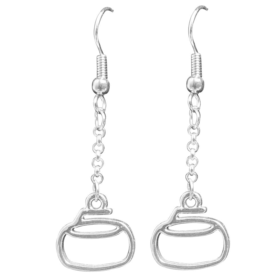 Curling Rock Earrings