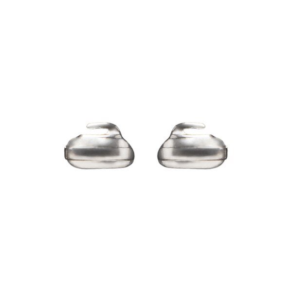Curling Rock Stud Earrings