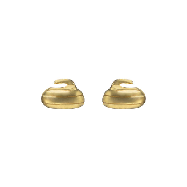 Curling Rock Stud Earrings