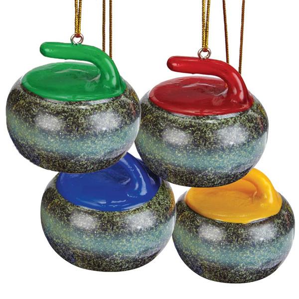 Curling Stone Tree Ornament