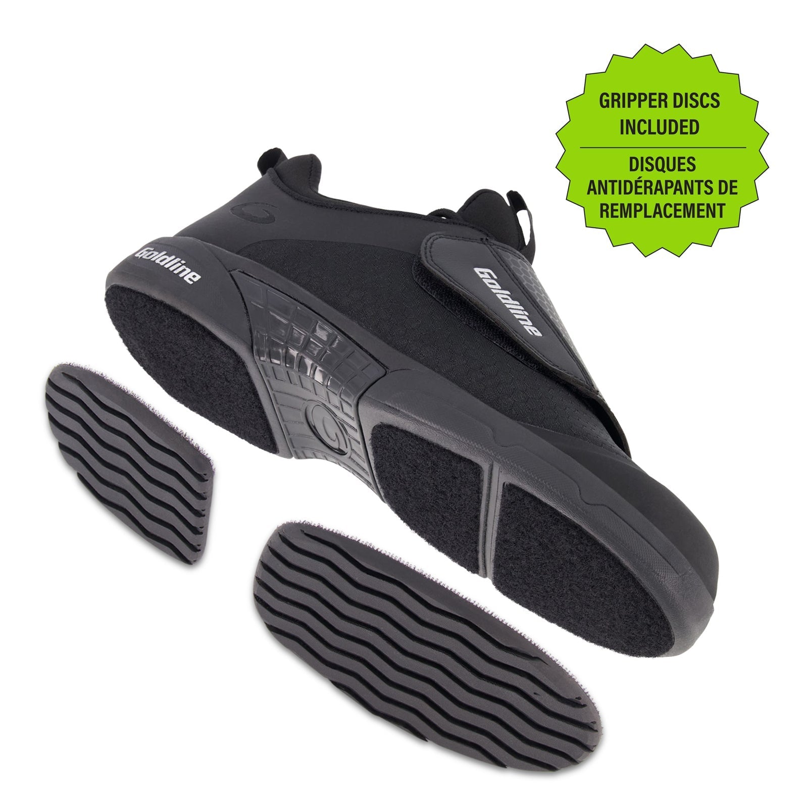 Goldline Men's Momentum Stealth Curling Shoes