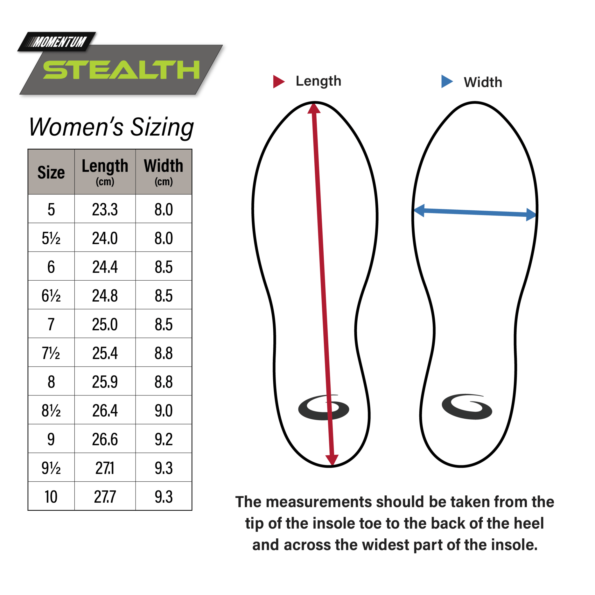 Goldline Women's Momentum Stealth Curling Shoes