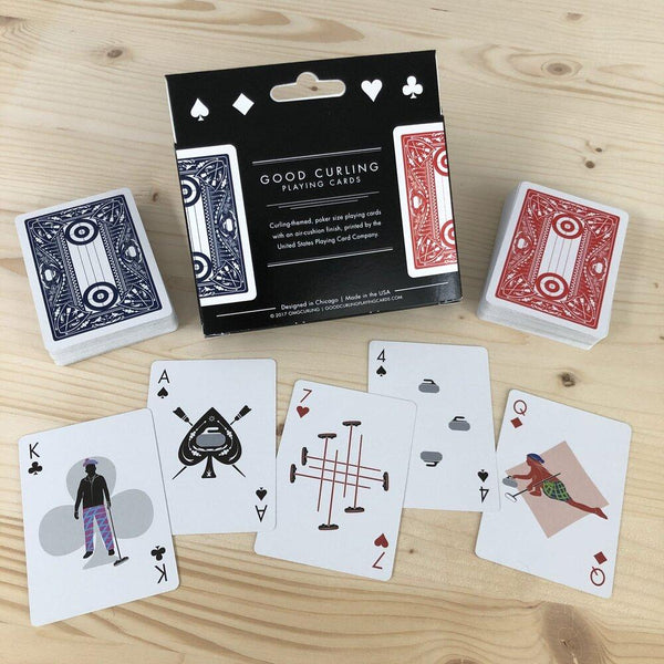 Good Curling Playing Cards