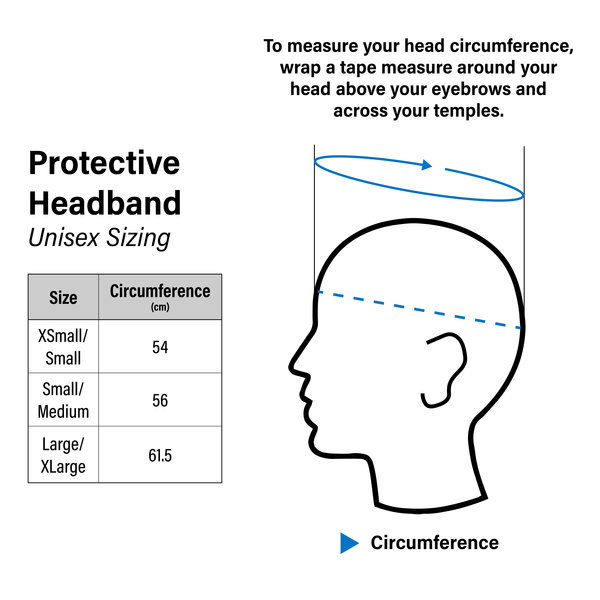 Head First Protective Curling Headgear: Headband