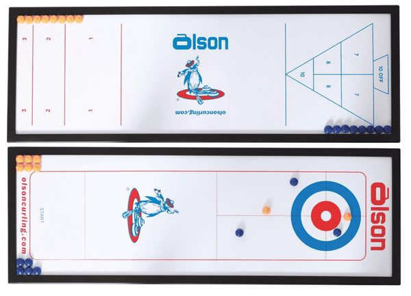 Mini-Curl and Shuffleboard Game