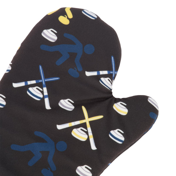Novelty Curling Oven Mitts (Pair)