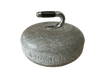 Retired Curling Rock for Decorative Use