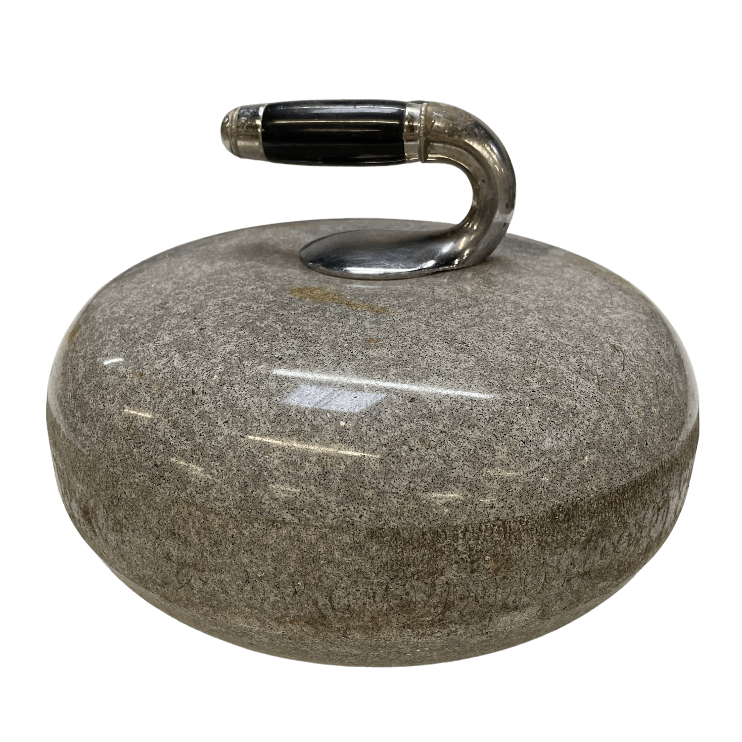 Retired Curling Rock for Decorative Use