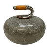 Retired Curling Rock for Decorative Use