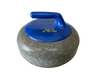 Retired Curling Rock for Decorative Use