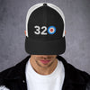 320 Area Code - Minnesota Curling Club Trucker Cap