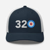 320 Area Code - Minnesota Curling Club Trucker Cap