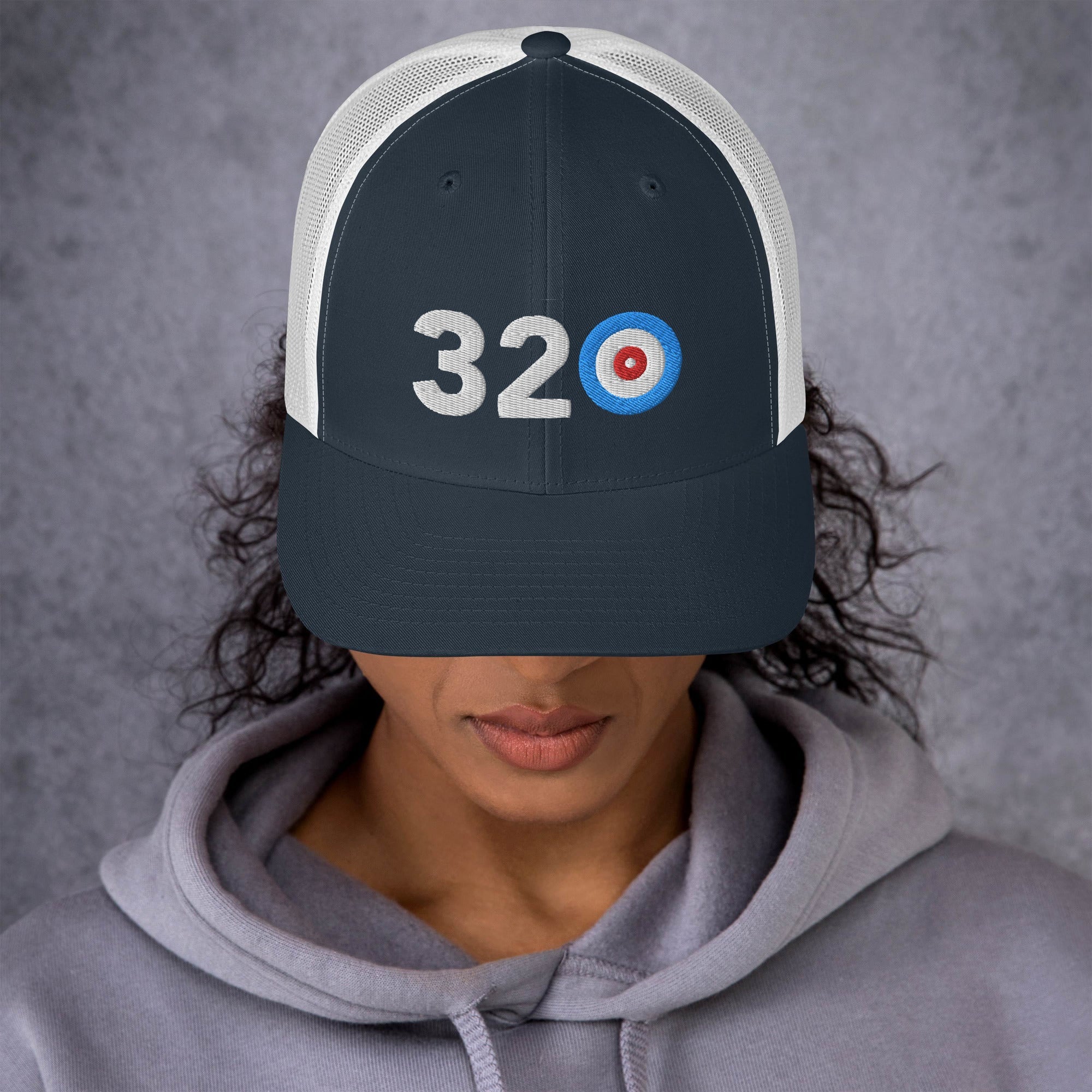 320 Area Code - Minnesota Curling Club Trucker Cap