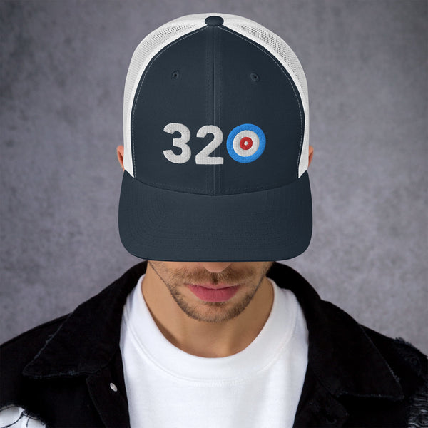 320 Area Code - Minnesota Curling Club Trucker Cap