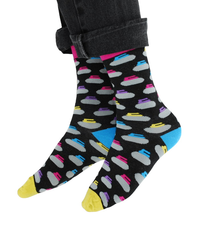 Rocks on Socks Black