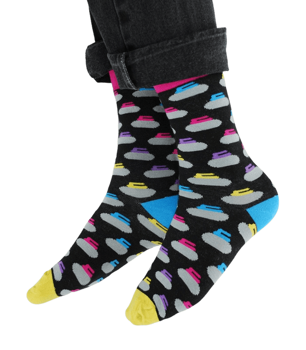 Rocks on Socks Black