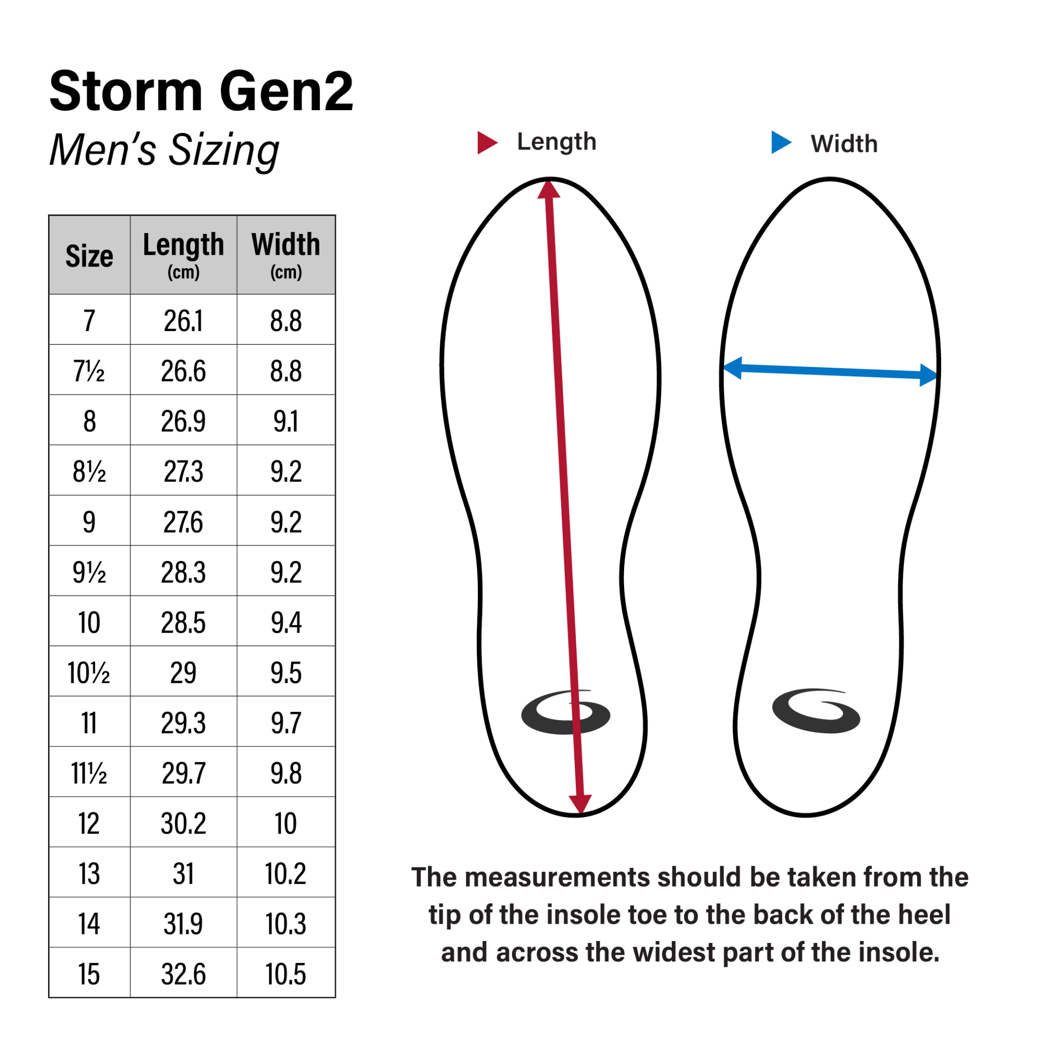 Storm Gen 2 - Men's Right Handed Speed 8 Curling Shoes