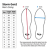 Storm Gen 2 - Men's Right Handed Speed 8 Curling Shoes