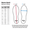 Storm Gen 2 - Women's Right Handed Speed 8 Curling Shoes