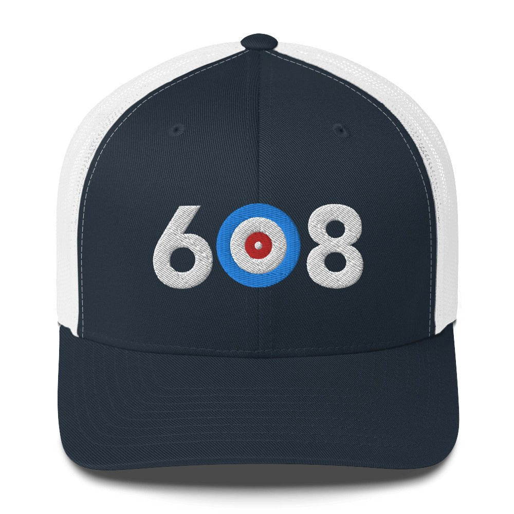 Area Code 608 - Wisconsin Curling Club Trucker Cap