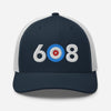 Area Code 608 - Wisconsin Curling Club Trucker Cap