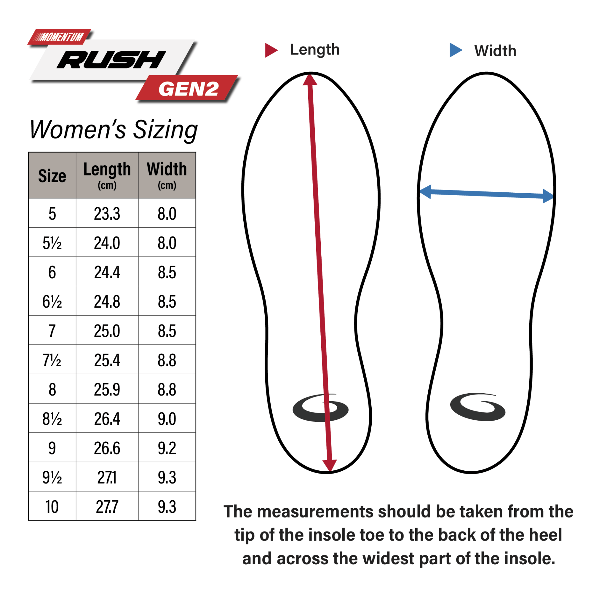 Women's Momentum Rush Gen 2 Curling Shoes
