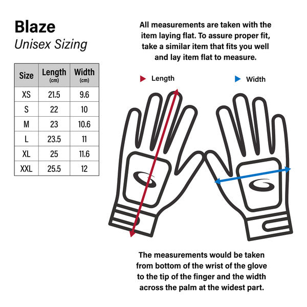Blaze Unisex Curling Gloves